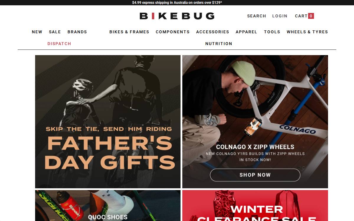 Bikebug website preview