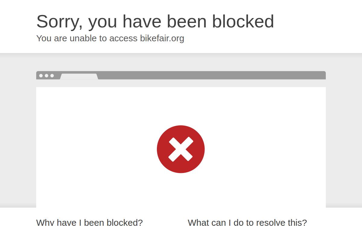 Bikefair website preview