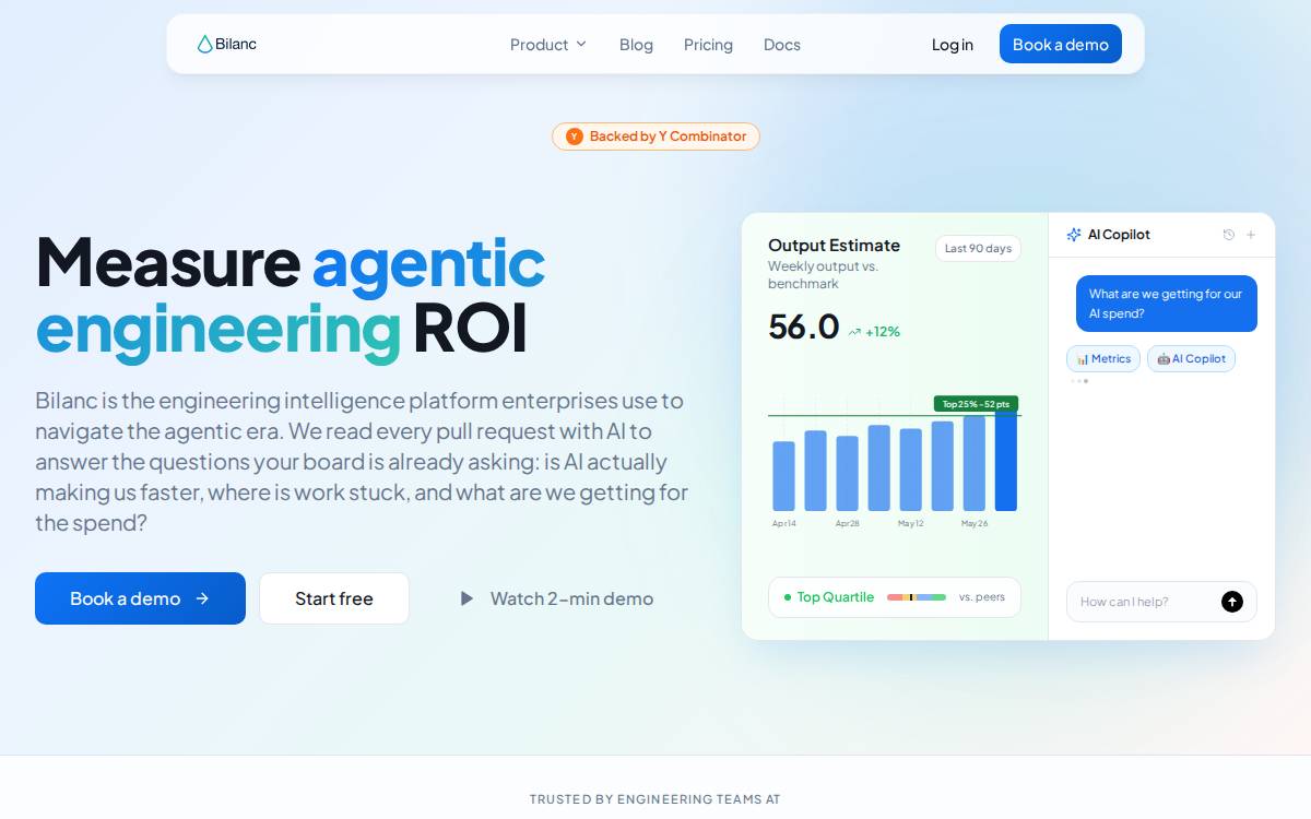 Bilanc website preview