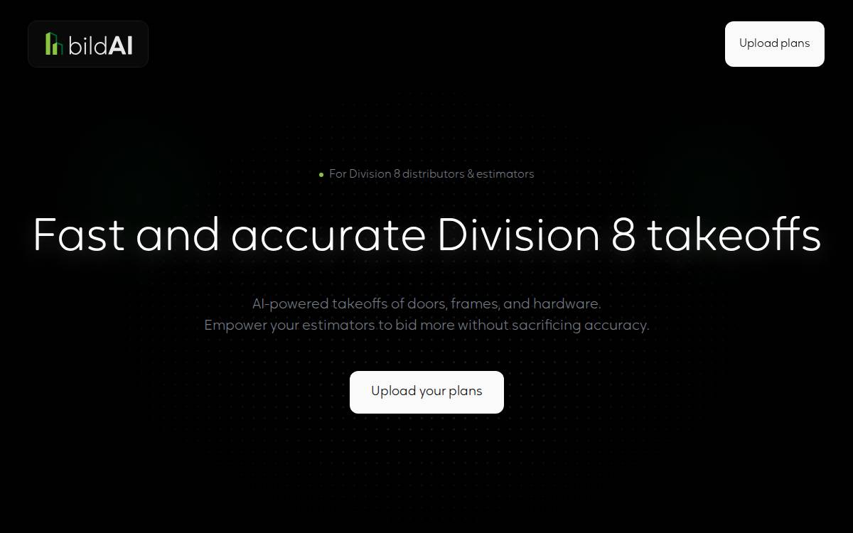 Bild AI website preview