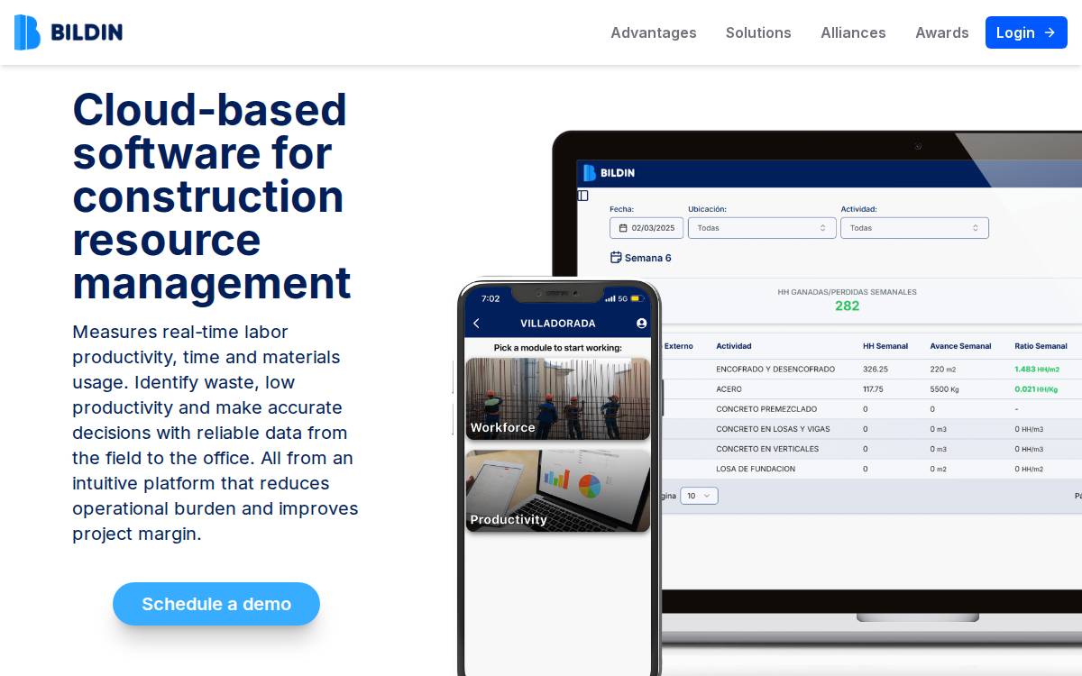 Bildin website preview