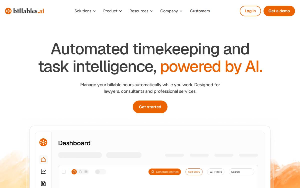 Billables website preview
