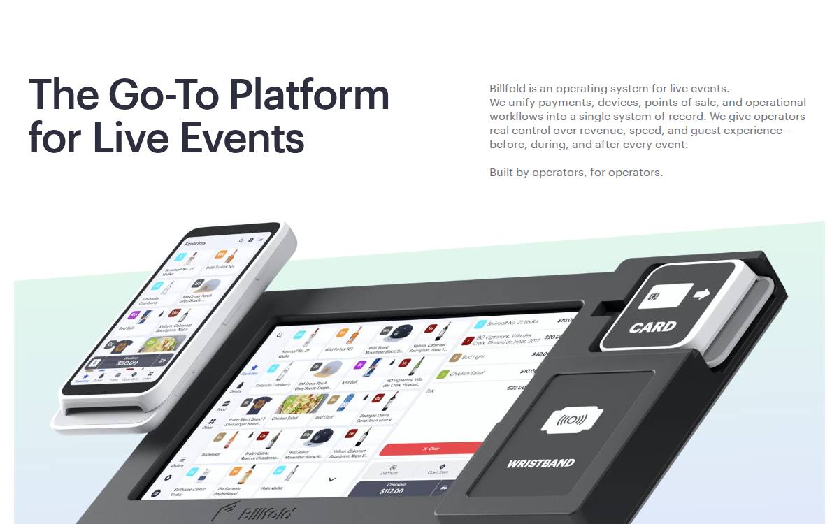 Billfold website preview