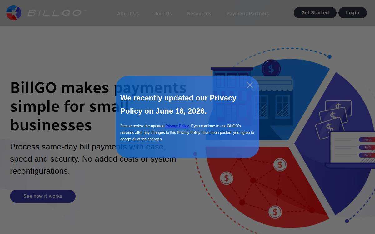 Billgo website preview