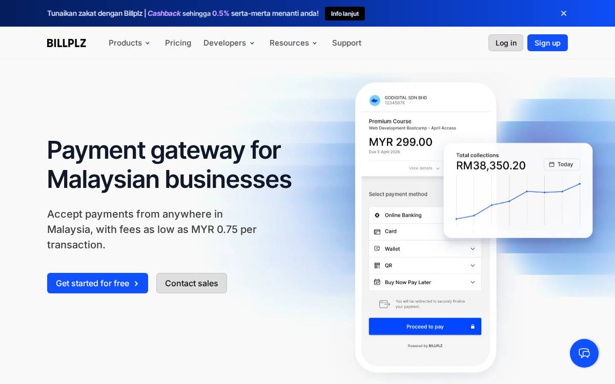 Billplz website preview