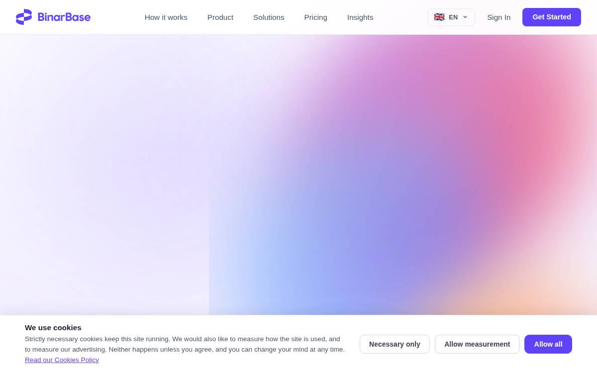 Binarbase website preview