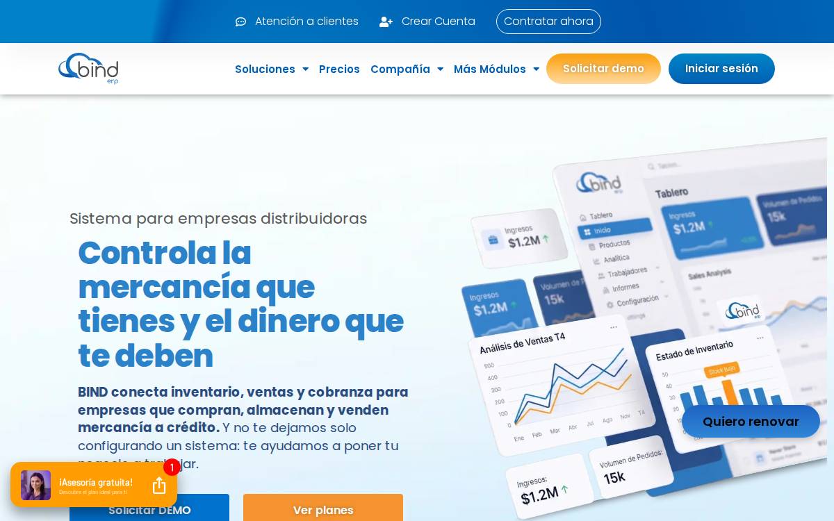 Bind_ website preview