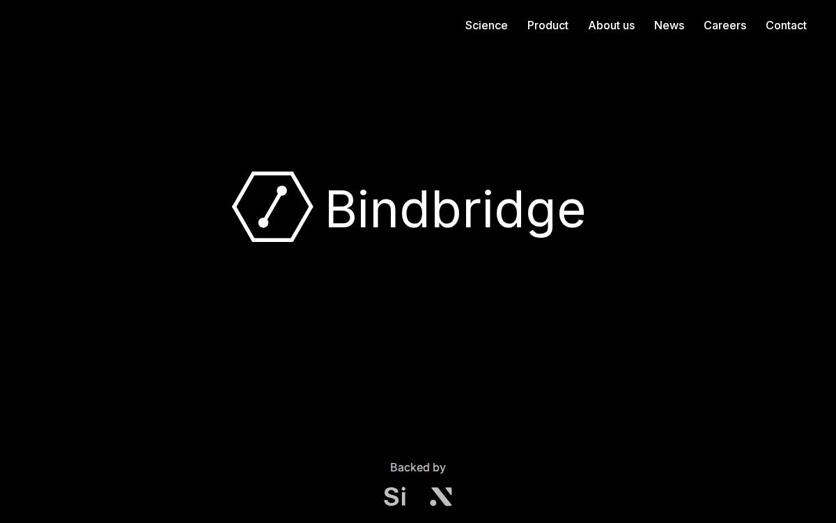Bindbridge website preview