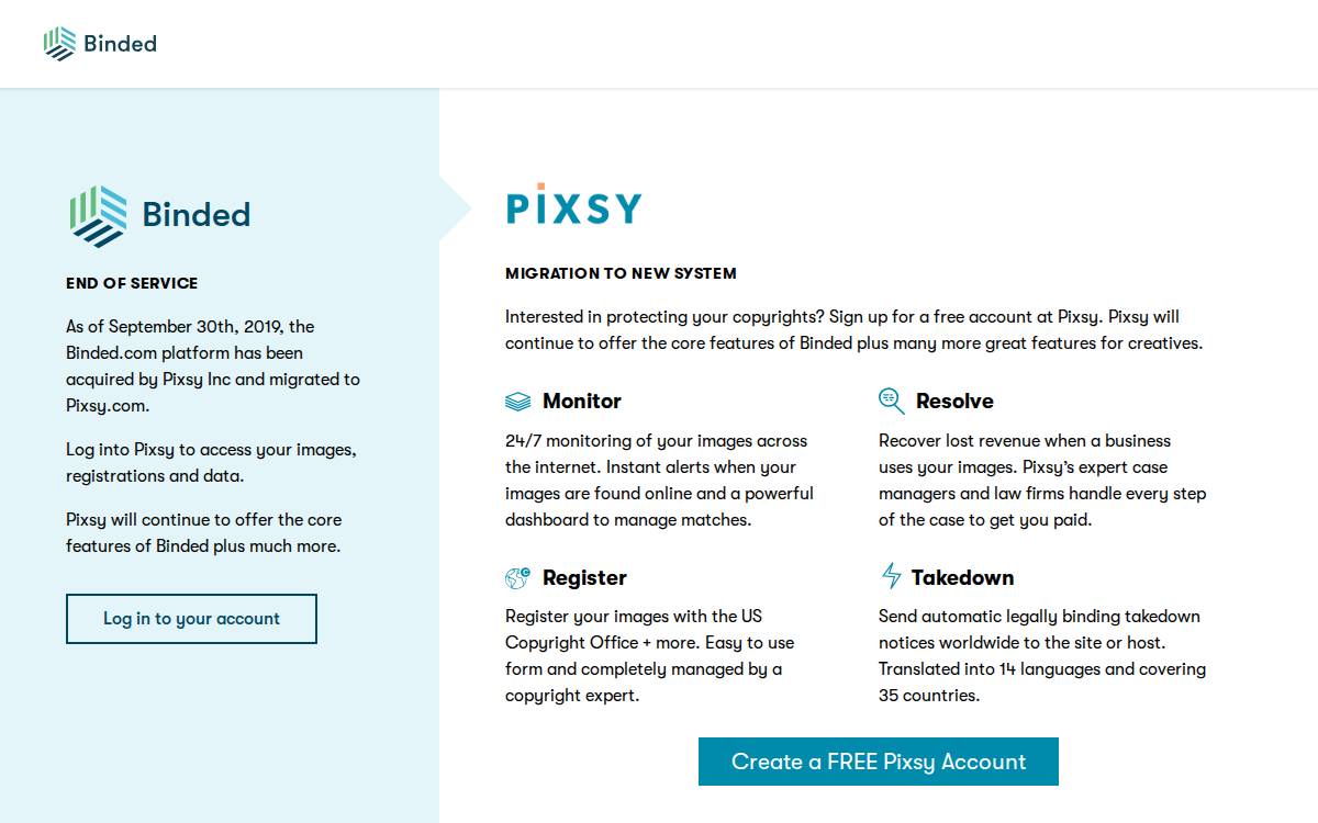 Binded website preview
