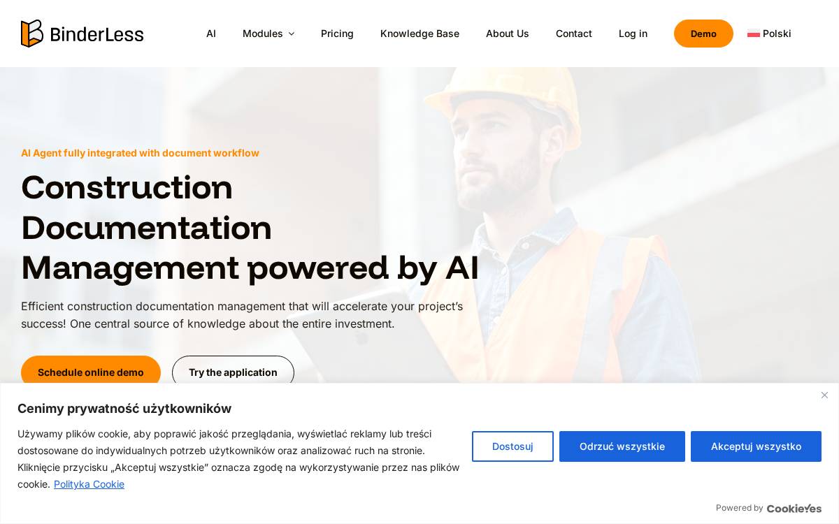 Binderless website preview