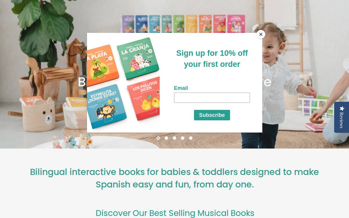Binibi website preview