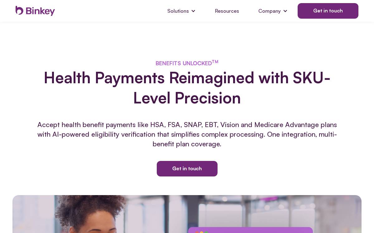 Binkey website preview
