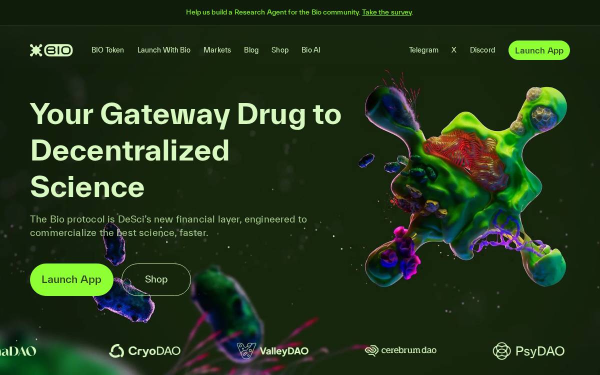 Bio Protocol website preview