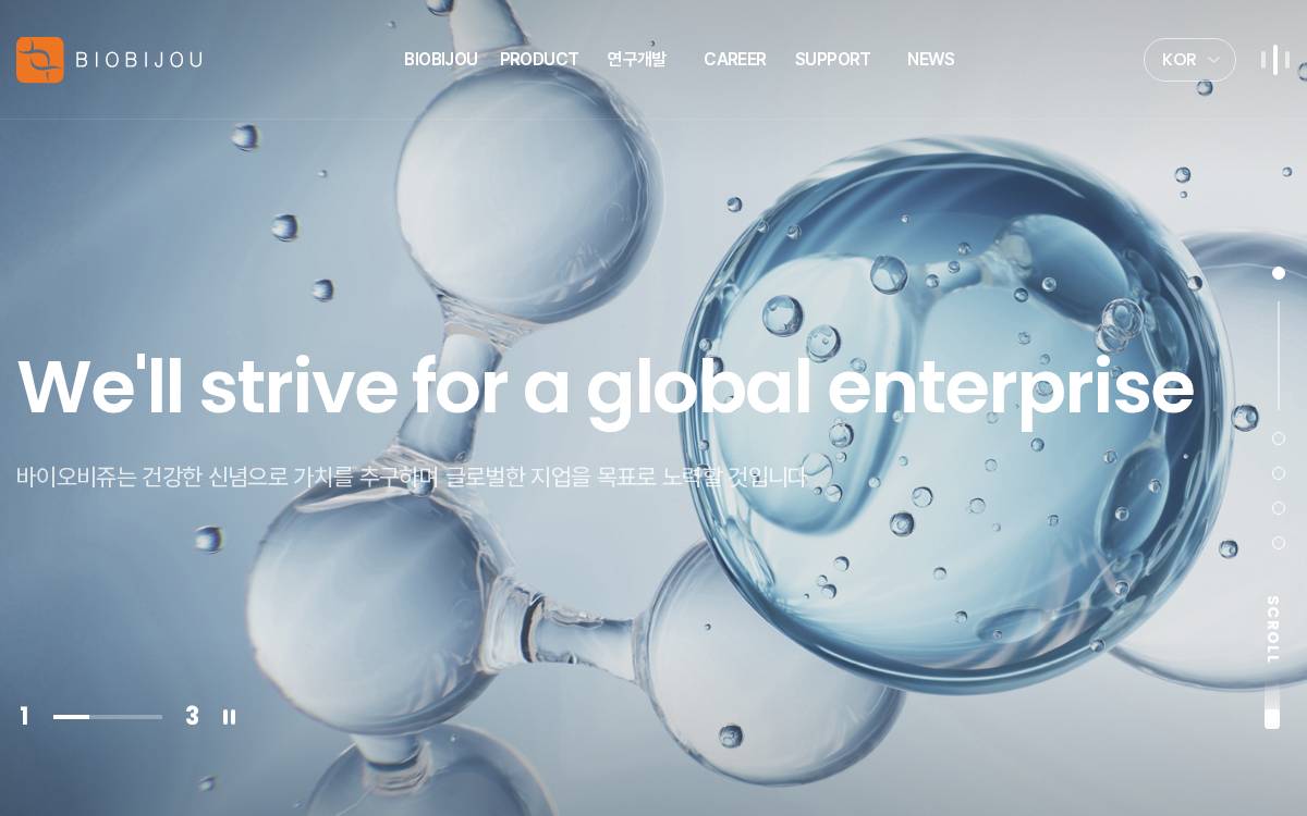 Biobijou website preview