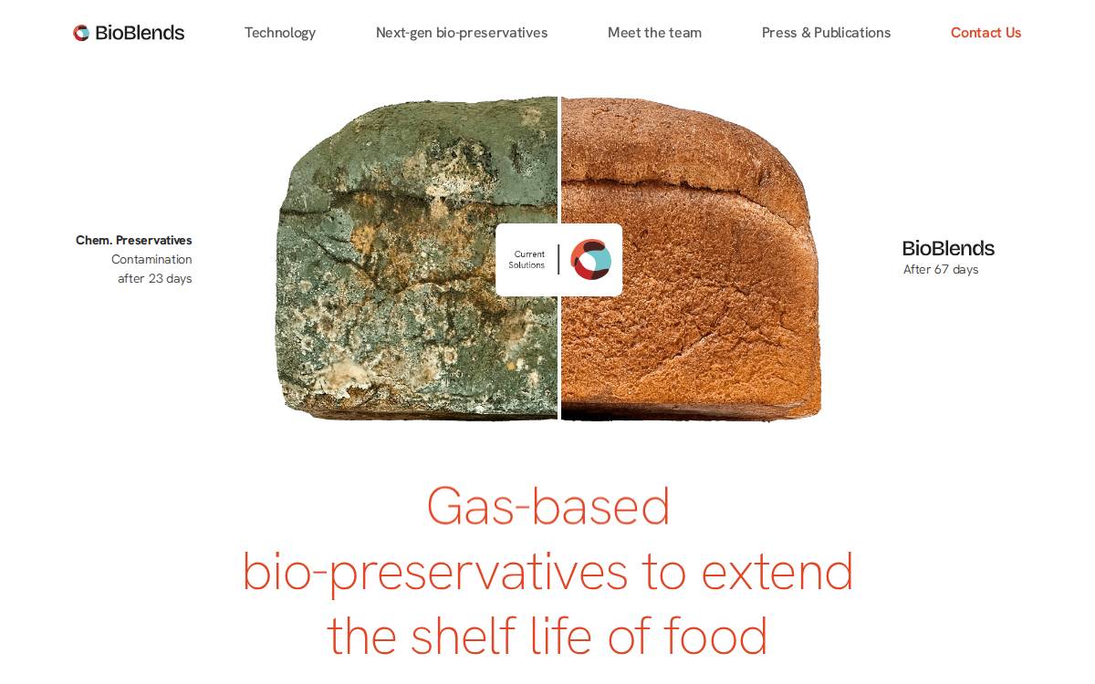 Bioblends website preview