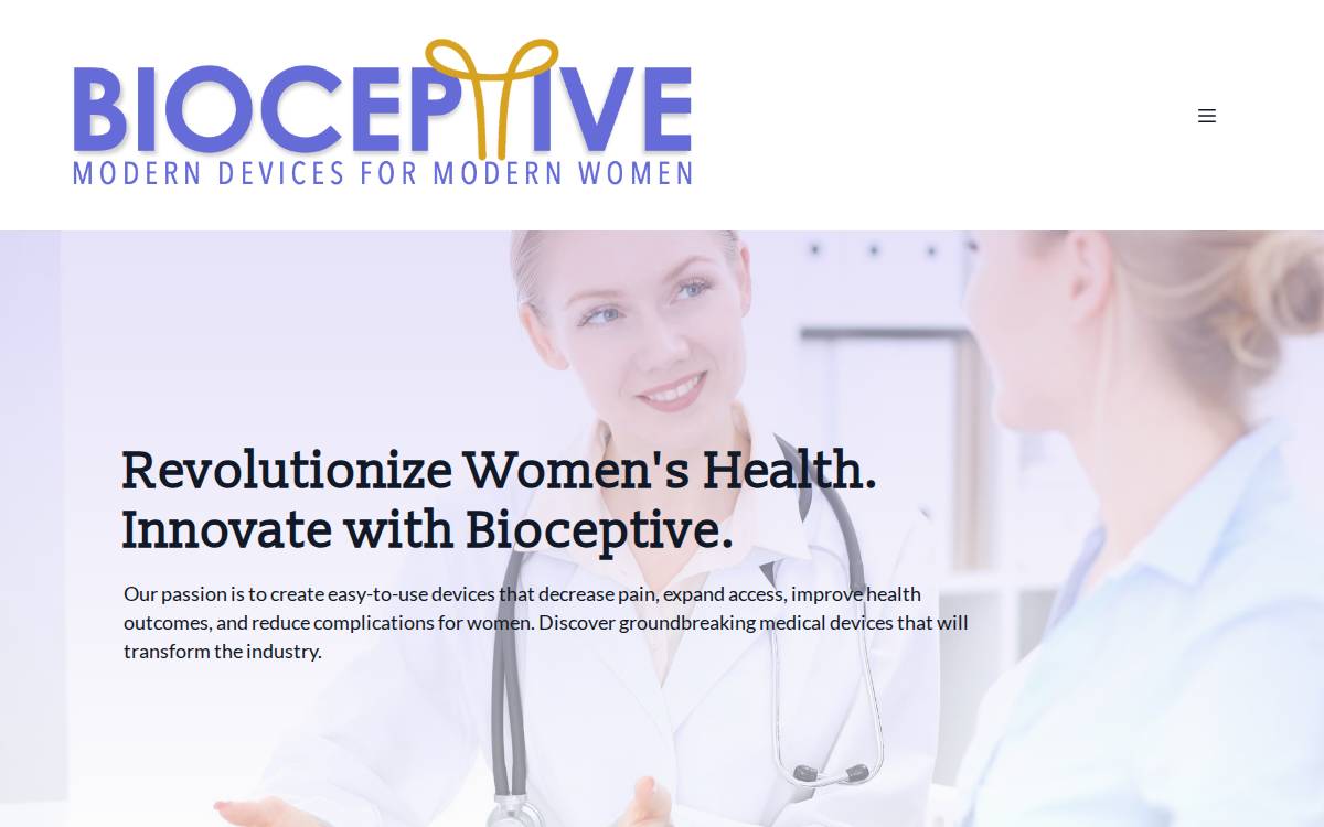 Bioceptive website preview