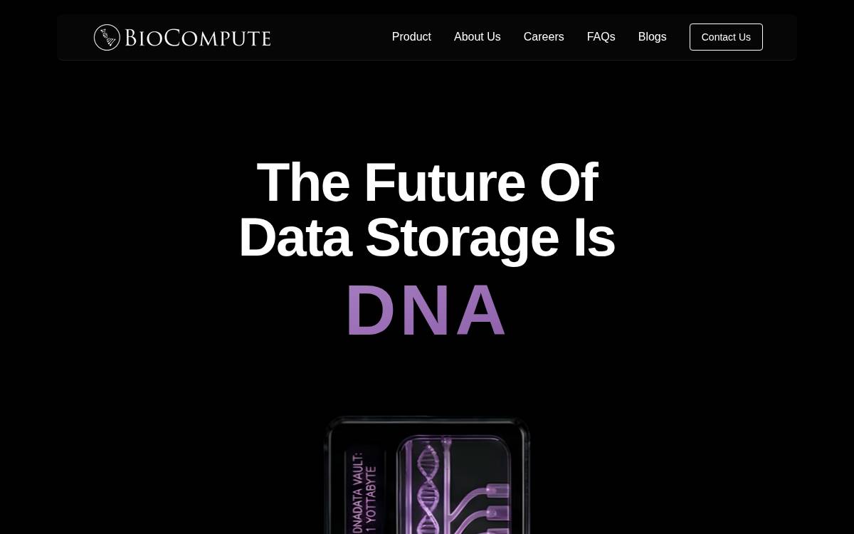 BioCompute website preview