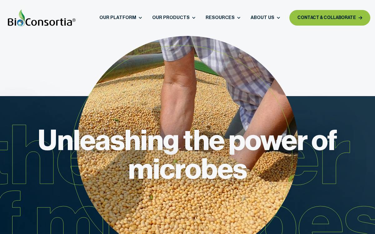 BioConsortia website preview