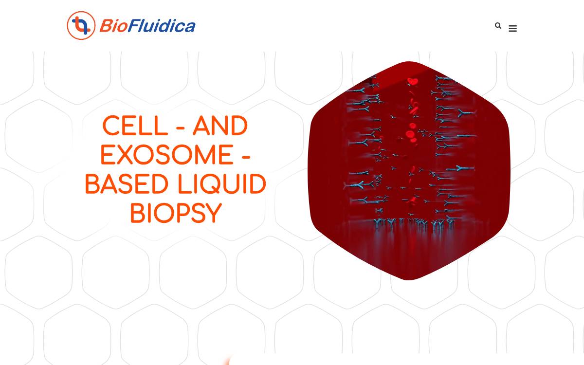 BioFluidica website preview