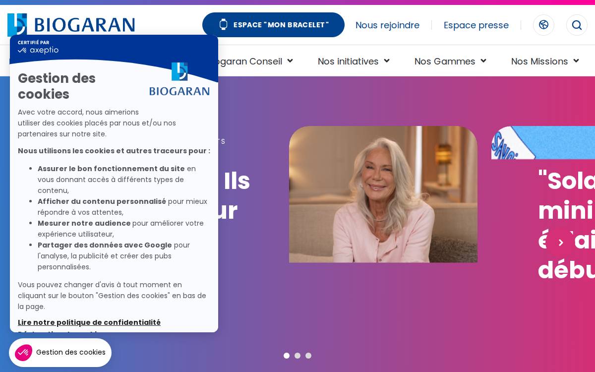 Biogaran website preview