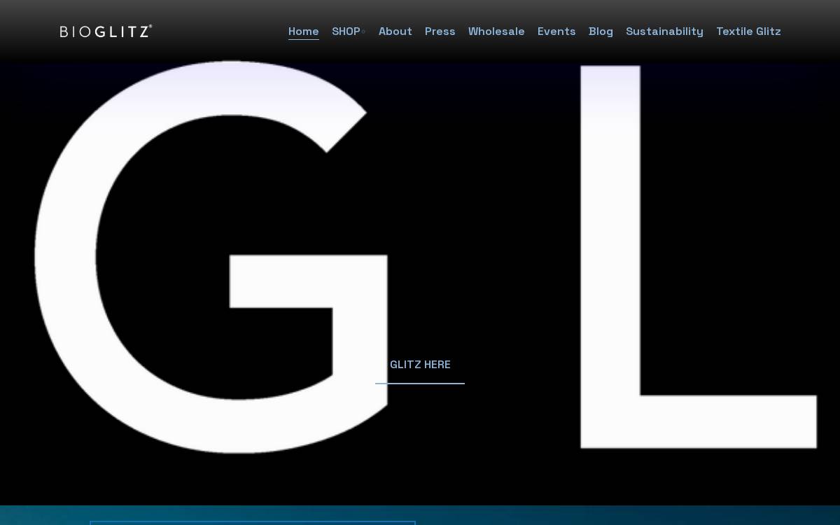 Bioglitz website preview