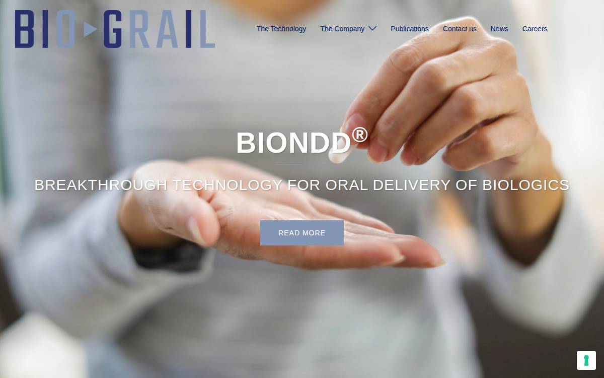 Biograil website preview