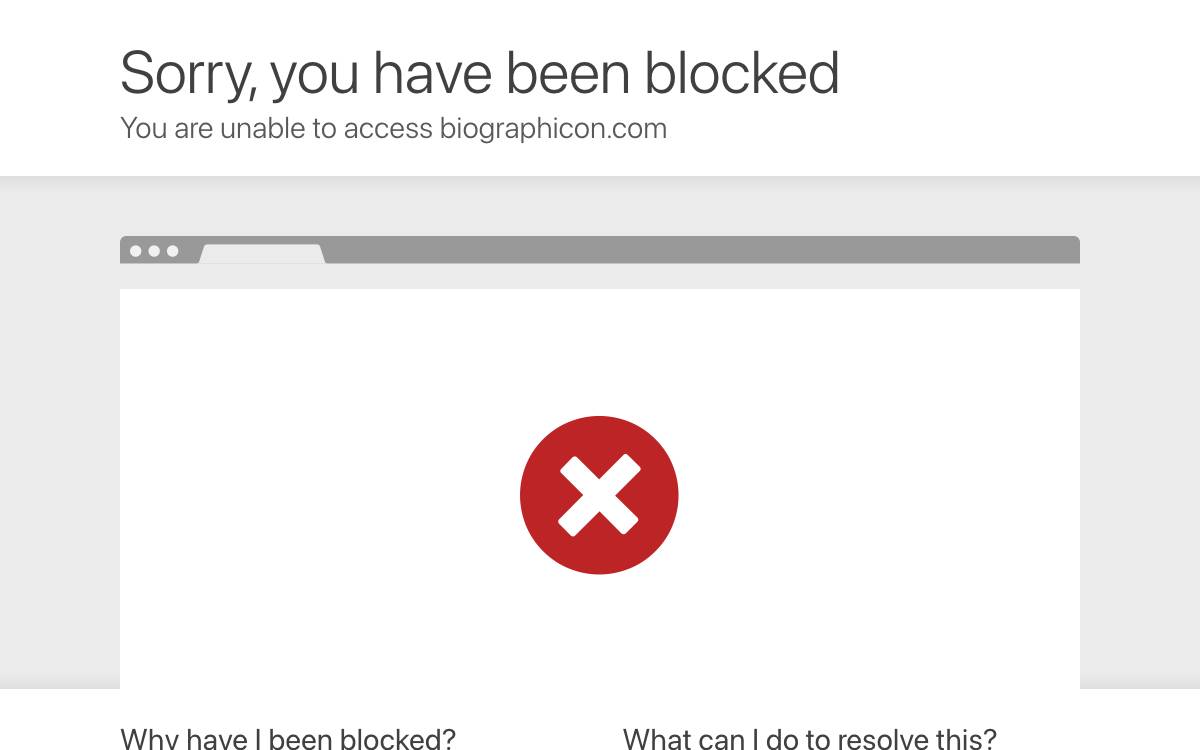 Biographicon website preview