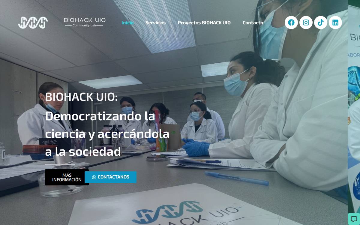 BIOHACK UIO website preview