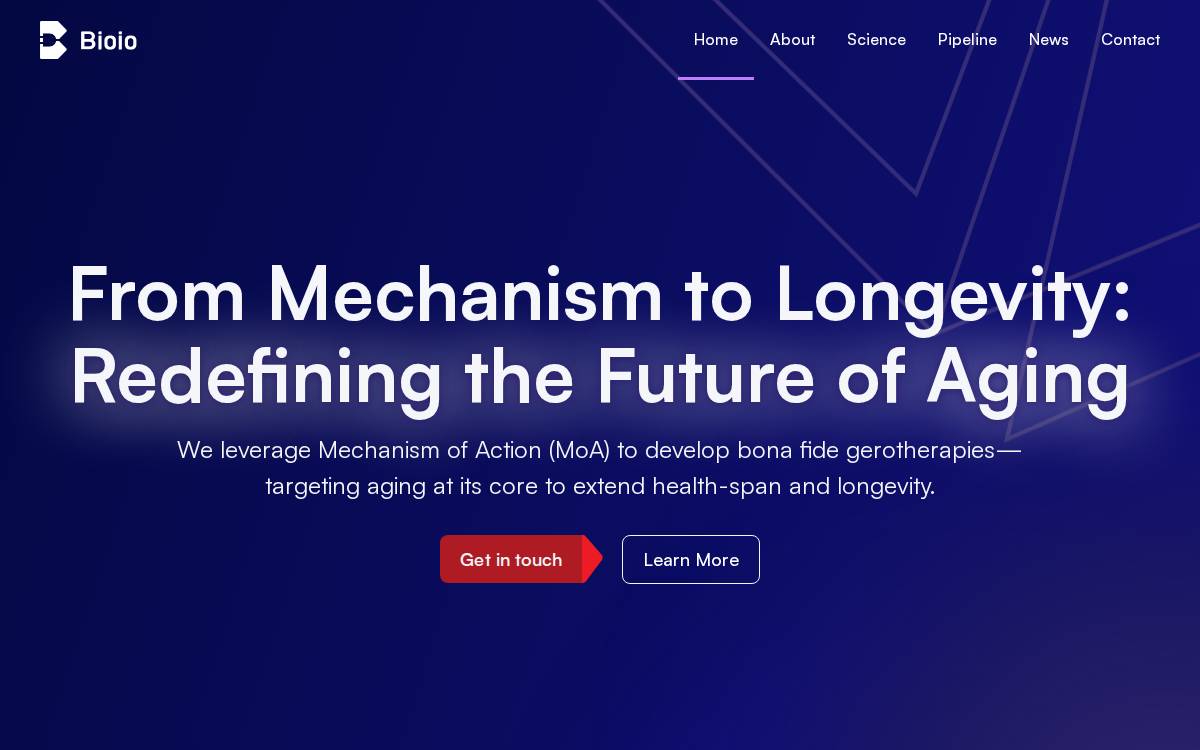 bioio website preview