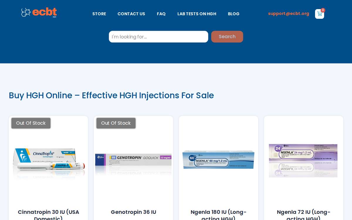 Bioject website preview