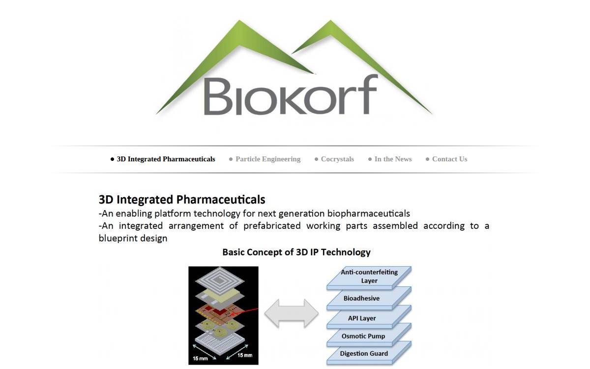 Biokorf website preview