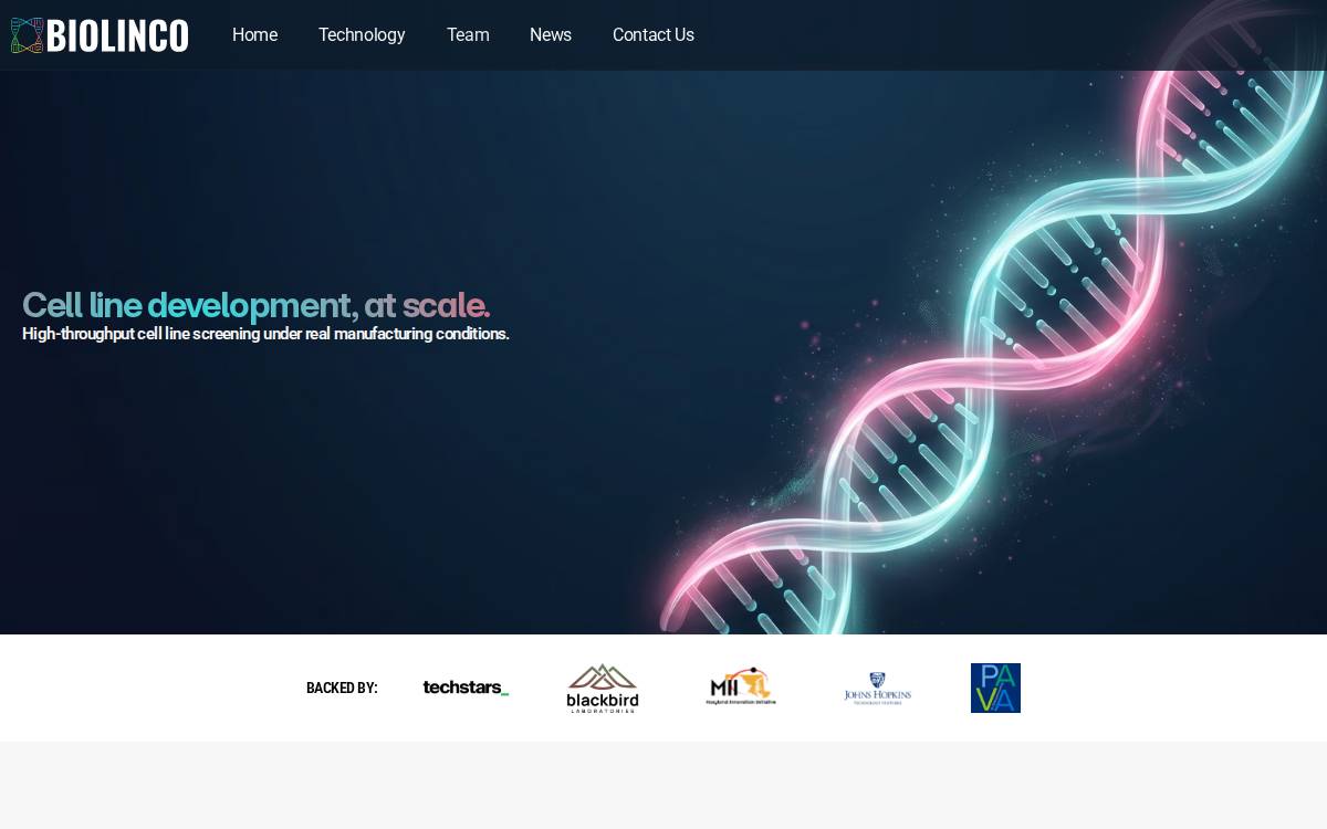 Biolinco website preview