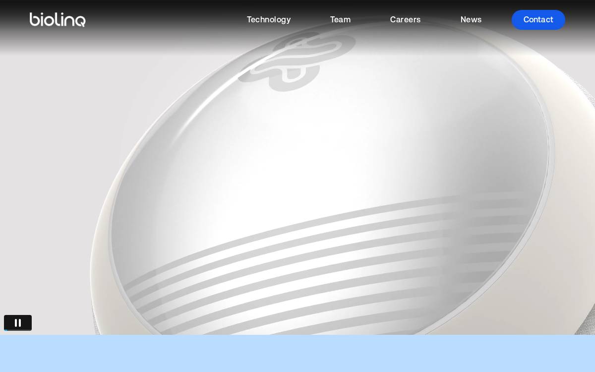 Biolinq website preview