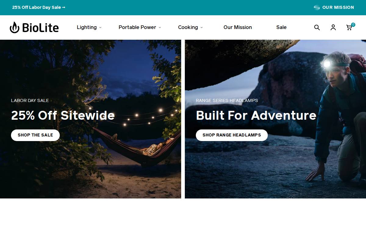 Bioliteenergy website preview