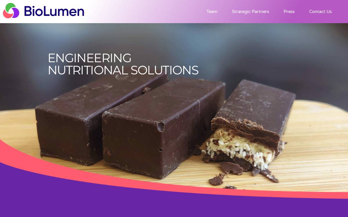 Biolumen website preview
