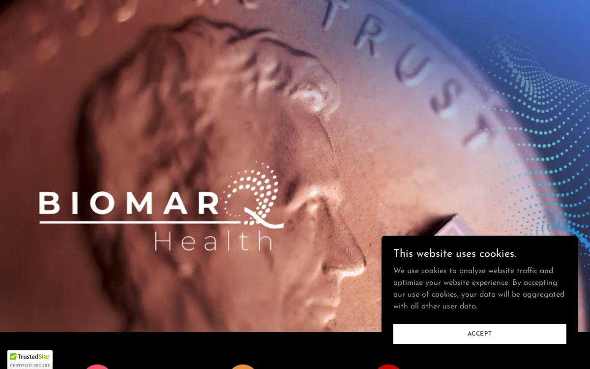 Biomarq website preview