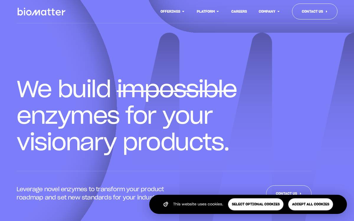 Biomatter website preview