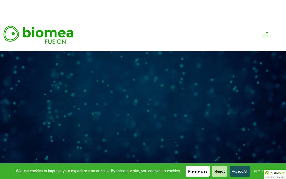 Biomea Fusion website preview