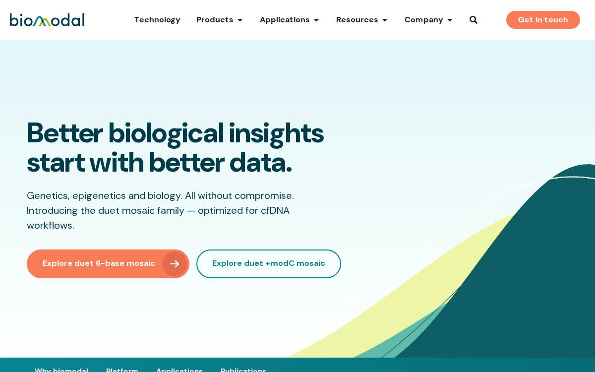 Biomodal website preview