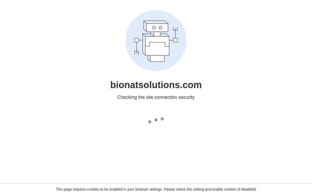Bionatsolutions website preview
