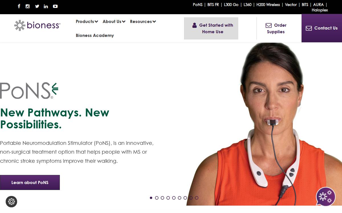 Bionessrehab website preview