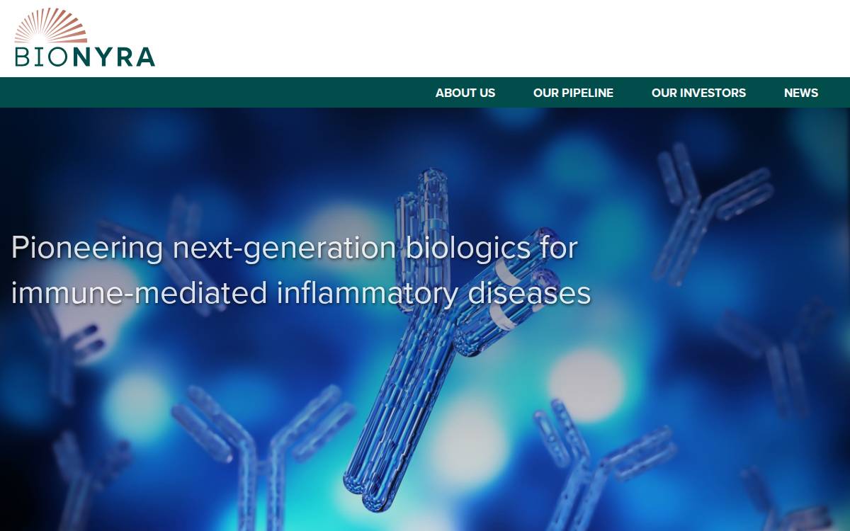 Bionyra website preview