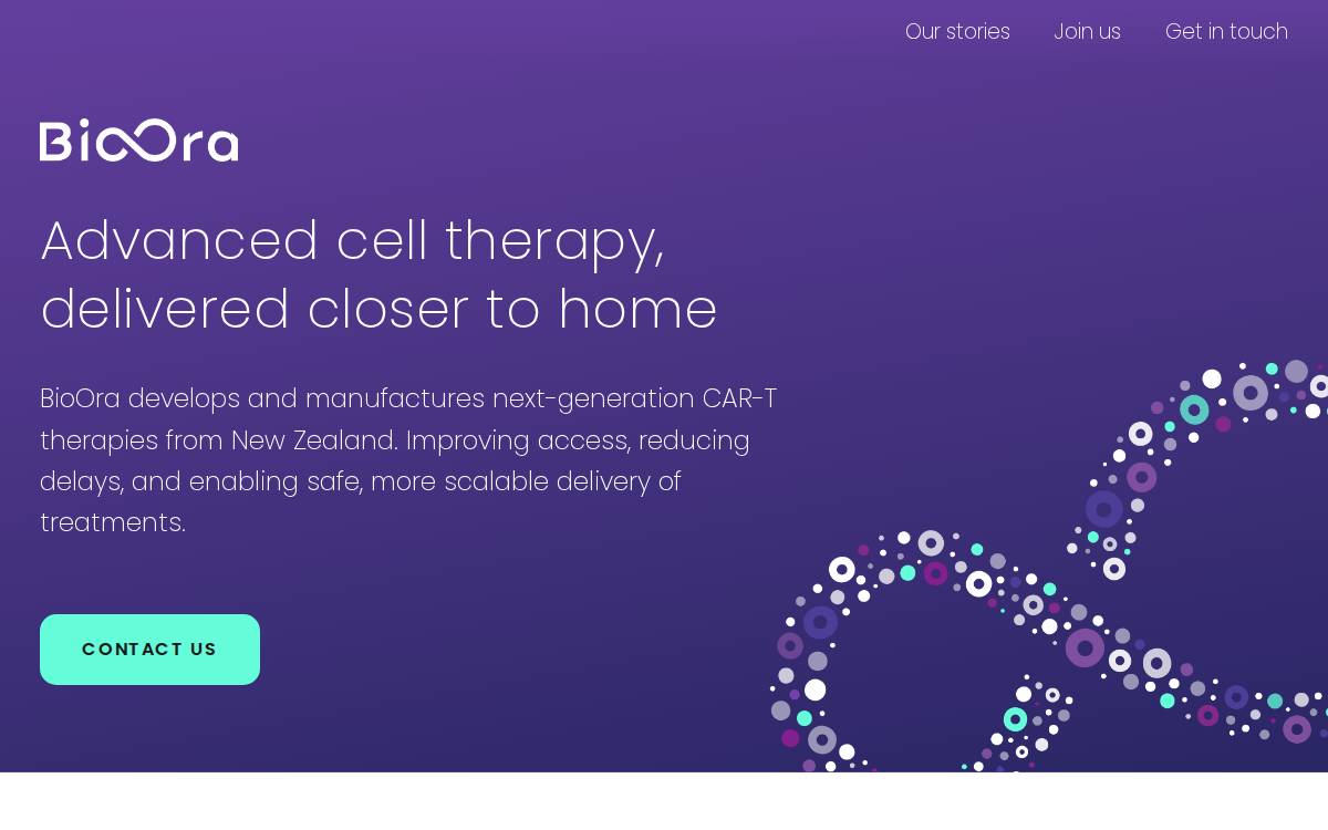 BioOra website preview