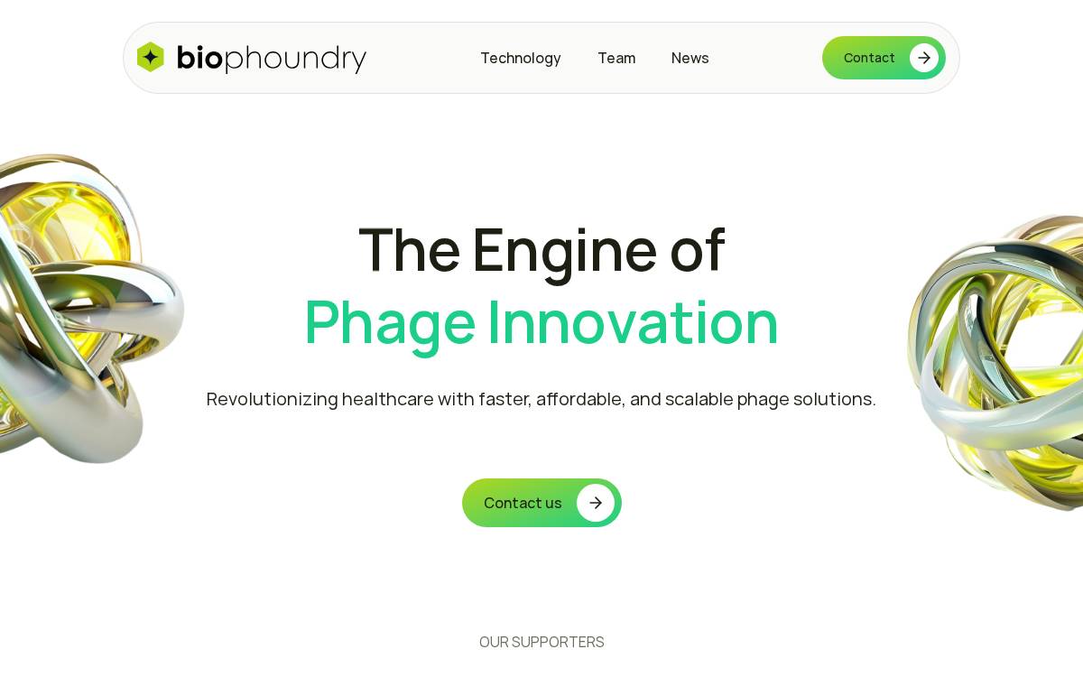 BioPhoundry website preview