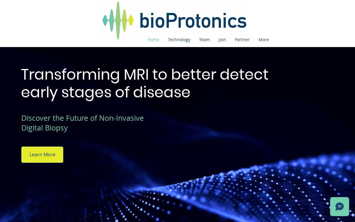 bioProtonics website preview