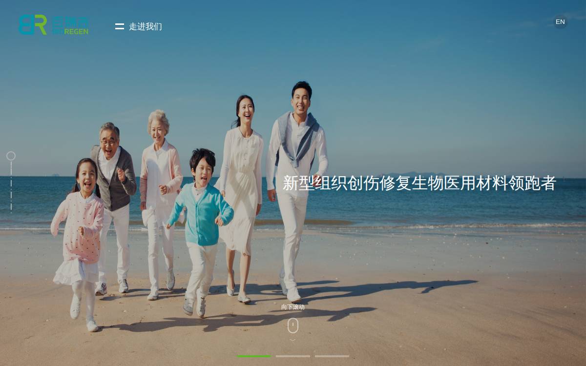 Bioregen website preview