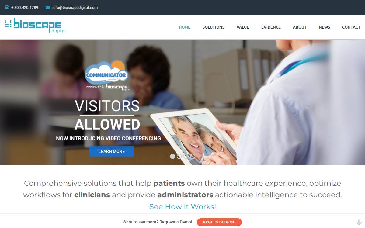Bioscape Digital website preview