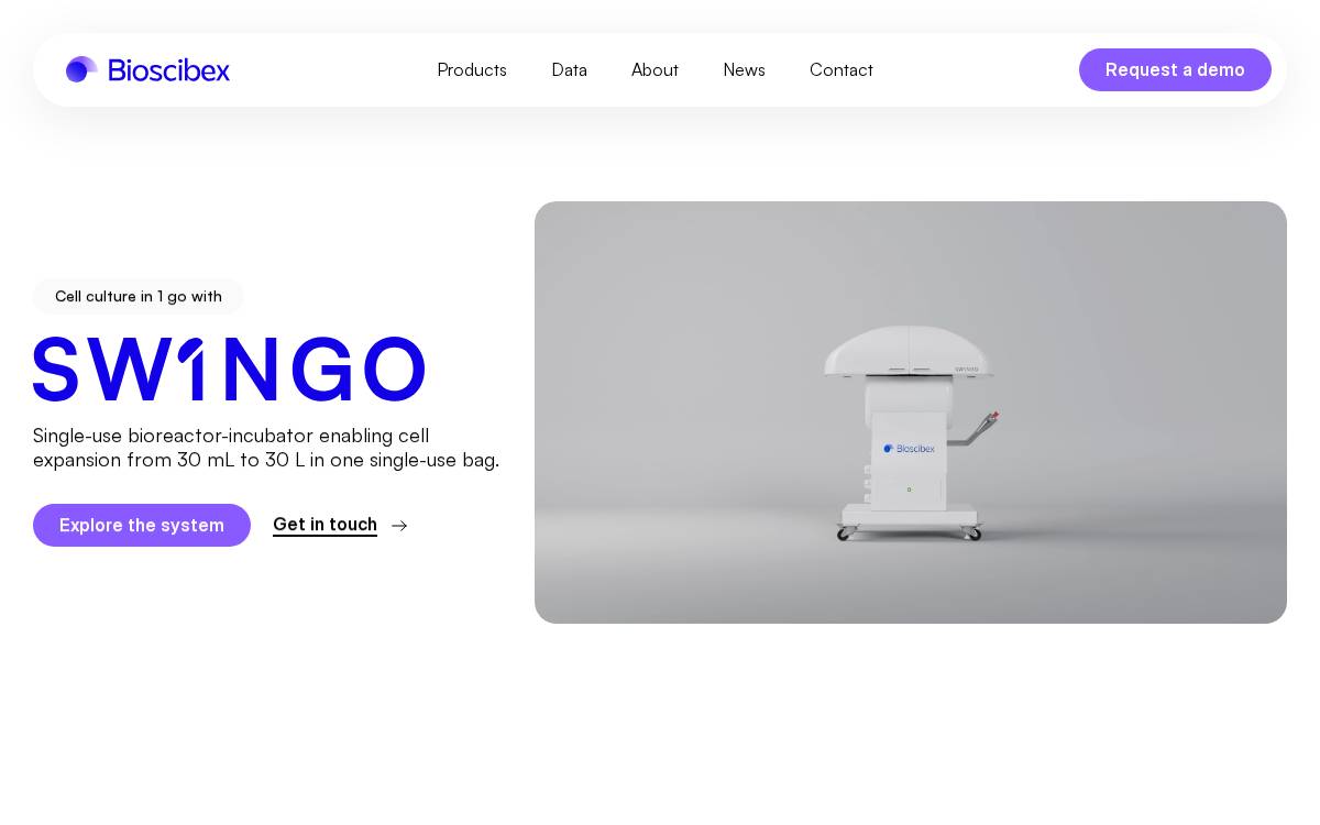 Bioscibex website preview