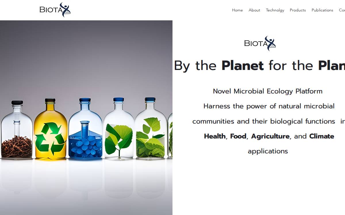 Biotax website preview