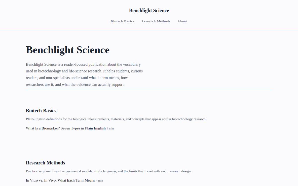 BioTime, Inc. website preview
